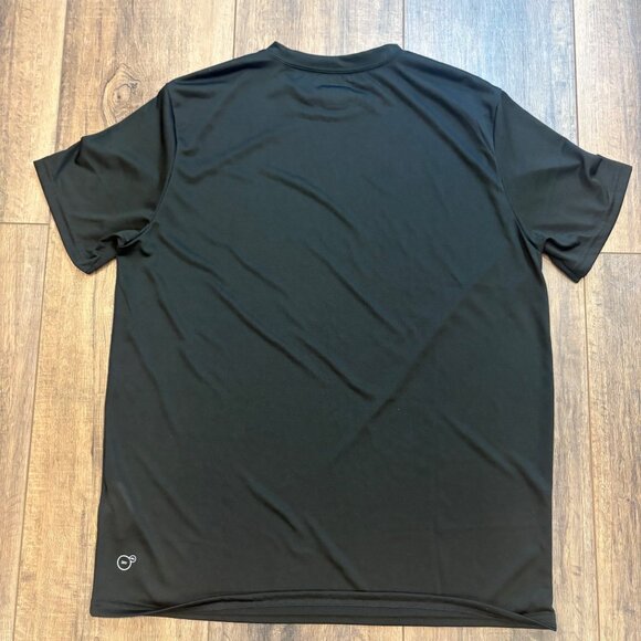 Vintage Puma Black Mens large T-Shirt Cat Jumping Logo Sport Lifestyle Dry Cell - Picture 6 of 7
